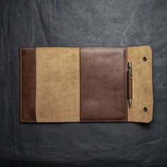 A5 Bovine Leather Notebook Cover