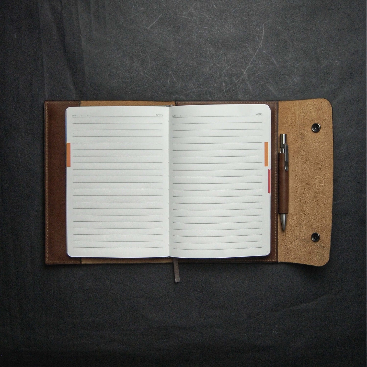 A5 Bovine Leather Notebook Cover